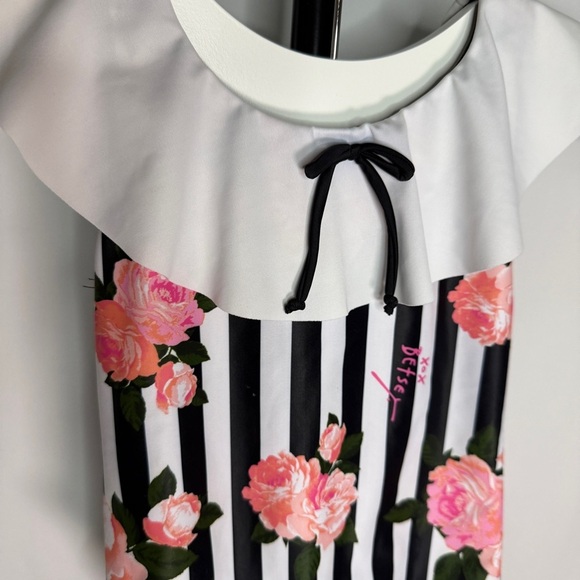 Betsy Johnson little girls swimsuit size 6 - Picture 3 of 7